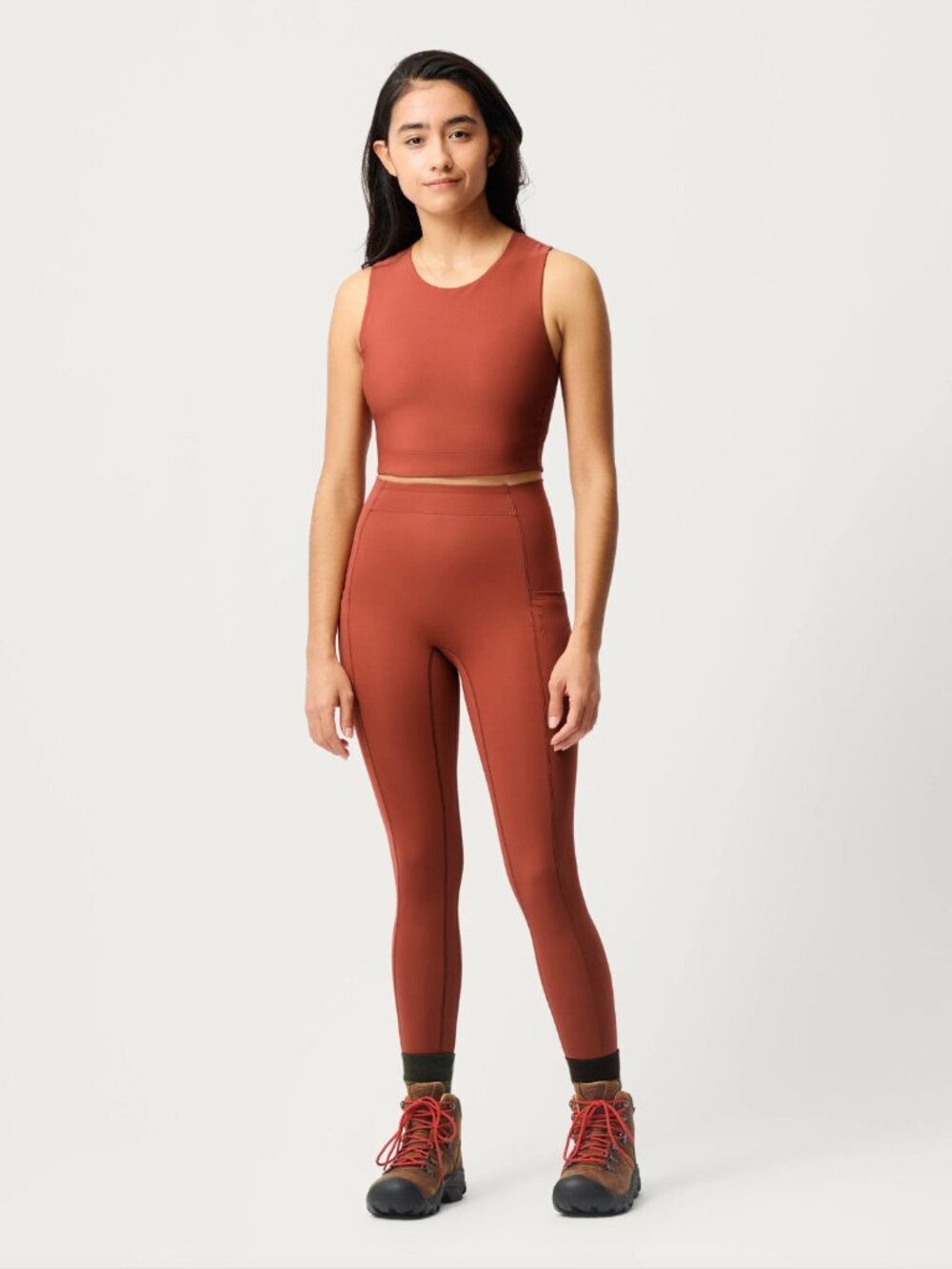 Hikerkind Performance Legging 01 — Nectar (Rust) | NWOT